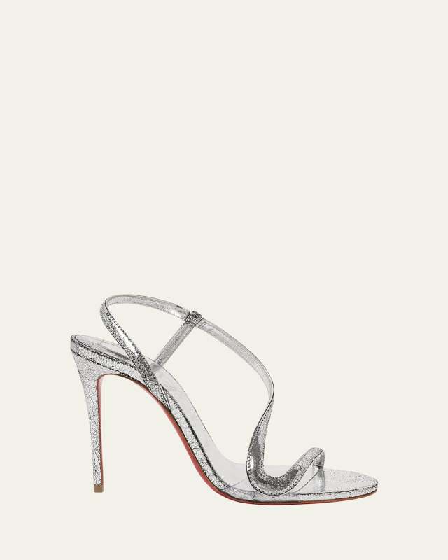 Rosalie Metallic Leather Strappy Sandals